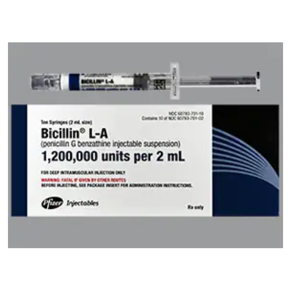 Bicillin L-A Injections - 1,200,000iu / 2ml | Prescription Medication ...